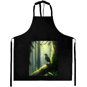Discover Forest Bird: Nature's Handmade Artwork Aprons