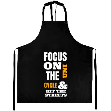 Discover Focus On The Uni Cycle & Hit The Streets Yellow Aprons