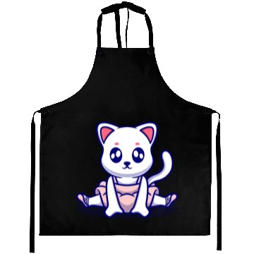 Discover Cute bunny icon illustration Aprons