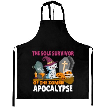 Discover The Sole Survivor Of The Zombie Apocalypse Aprons