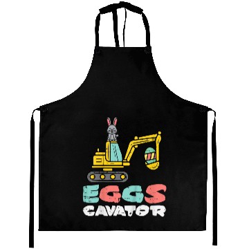 Discover Cavator Easter Aprons