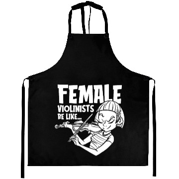 Discover Violin Violinist Humor Aprons