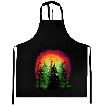 Discover Forest sunrise sunset nature trees Aprons