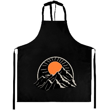 Discover The mountain and sun Aprons