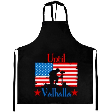 Discover Until Valhalla - Us Flag Aprons