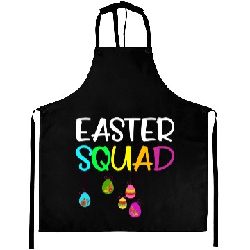 Discover Easter Squad Family Matching Easter Day Bunny Egg Aprons