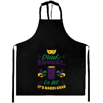 Discover Mardi Gras Carnival Beer Drinking Parade Party Aprons