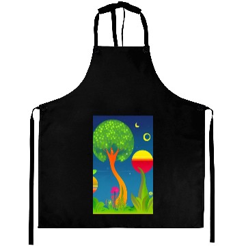 Discover Trippy Visual Dream Creative Different Art Modern Aprons
