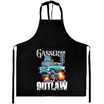 Discover Gasser Outlaw Class Vintage Drag Racing Race Car Aprons