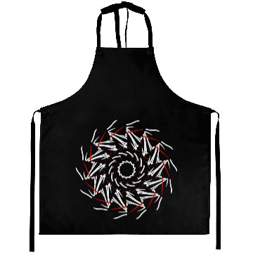 Discover Radial abstract mandalas, motivation elements Aprons