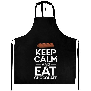 Discover Keep Calm And Eat Chocolate Aprons