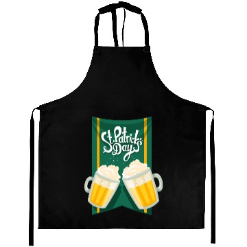 Discover St Patrick's Day and two cups of beer Aprons