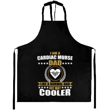 Discover Funny Cardiac Murse Dad Aprons
