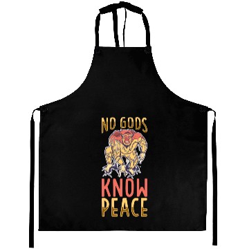 Discover Atheist Atheism Flying Spaghetti Pastafarianism Aprons
