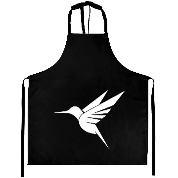 Discover Floating Hummingbird Tattoo Tribal Swinging Aprons