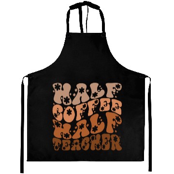 Discover Half coffee half teacher Aprons