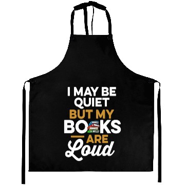 Discover Librarian Bookworm Book Nerd Reading Library Aprons