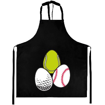 Discover Sports Easter Egg Tennis Athletic Baseball Game Aprons
