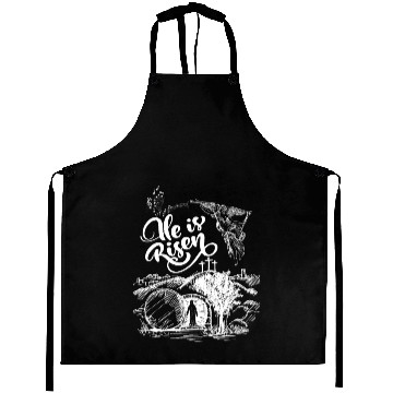 Discover He Is Risen- White Drawing Angel HD Aprons