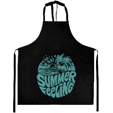 Discover Summer Feeling Green Aprons