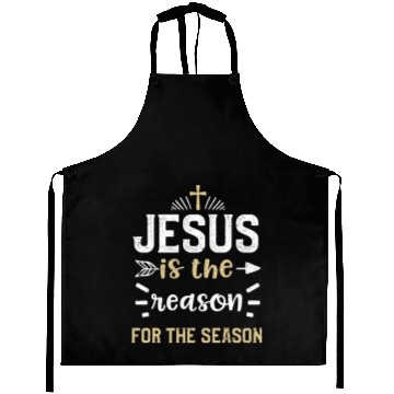 Discover Jesus is the reason for the season Aprons