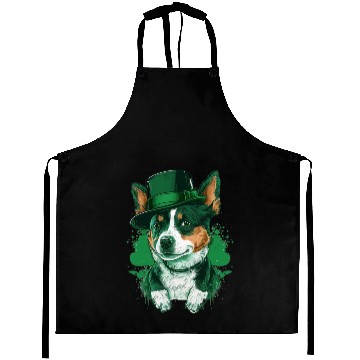 Discover Lucky Pup St. Patricks Day for Dog Lovers. Aprons