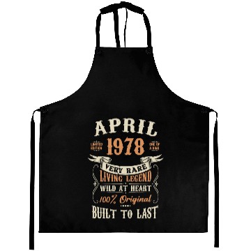 Discover April 1978 Birthday Surprise Aprons