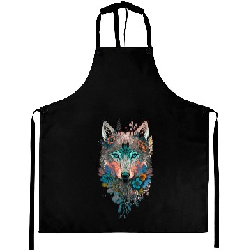Discover Cute Wolf Aprons