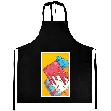 Discover Sweets Lover Foodie Pop Art Dessert Ice Cream Aprons