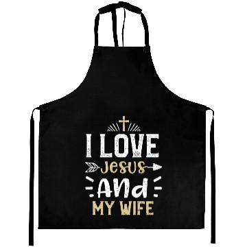Discover I Love Jesus And My Wife - Jesus Aprons
