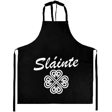 Discover Slainte Shamrock Cheers Salute St. Patrick's Day Aprons