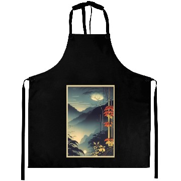 Discover Experience the Calmness of Rainforest Night Aprons