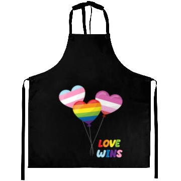 Discover Pride LGBTQ. Statement Aprons