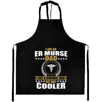 Discover Funny ER Murse Dad For Men Aprons