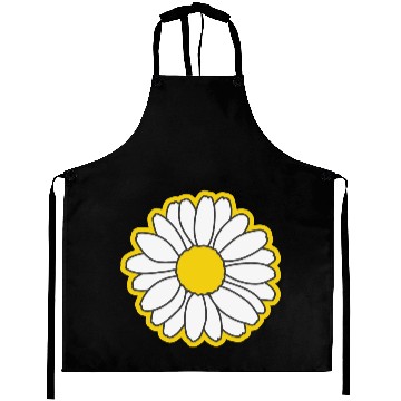 Discover yellow daisy flower Aprons