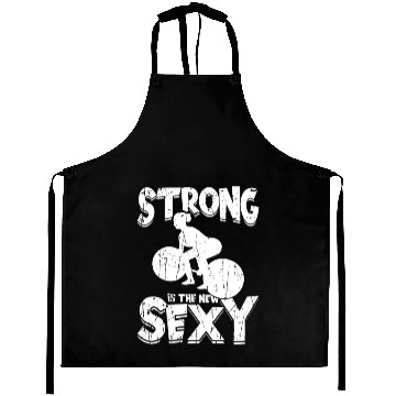 Discover Strong is the new sexy - Gym Aprons