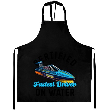 Discover Drag Boat Racing Racer Speed Motor Boat Driver Aprons