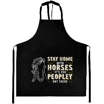 Discover Horse Riding Equestrian Horses Lover Pony Design Aprons