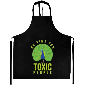 Discover Peacock Positivity Peacock Fan Toxic People Nature Aprons