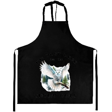 Discover I'm Just Here for the Snow Owls - Birdwatching Aprons