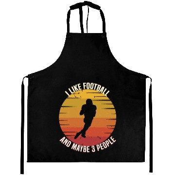 Discover I like football and maybe three people Aprons