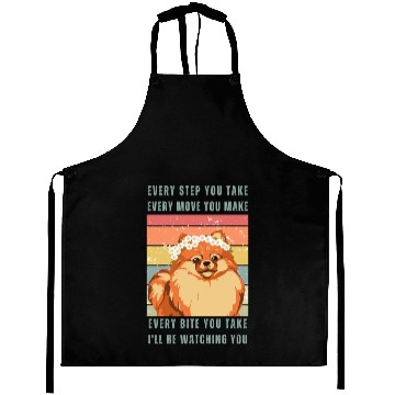 Discover Every Bite You Take - Pomeranian Aprons