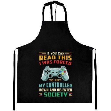 Discover Video Game Retro Vintage Gaming Lover Aprons