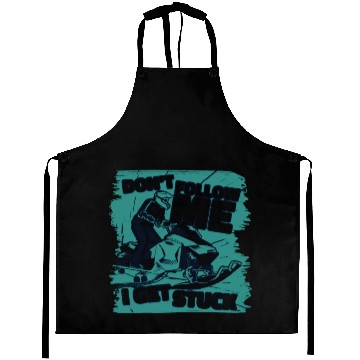 Discover Don't Follow Me I Get Stuck Sledding Racer Aprons