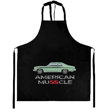 Discover AMERICAN MUSSCLE Light Green Aprons