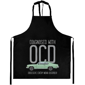 Discover OCD Light Green Aprons