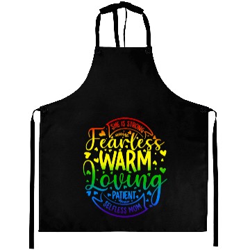 Discover She Is Mom Strong Fearless Warm Loving Patient Aprons