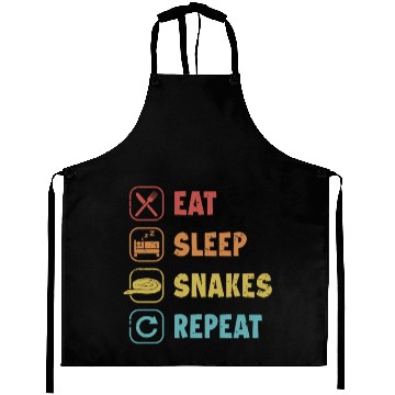 Discover Eat Sleep Snakes Repeat Pythonidae Banana Ball Aprons