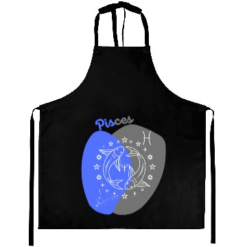 Discover Underwater Dreams: A Minimalist Pisces Design Aprons