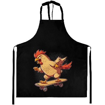 Discover Chicken Farmer Chicken Whisperer Skateboard Lover Aprons